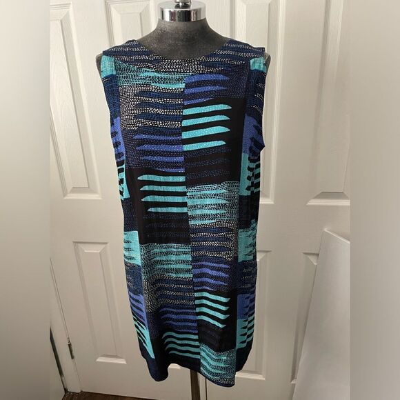 Mara Hoffman Backless Retro Print Dress Size Small - Picture 3 of 10